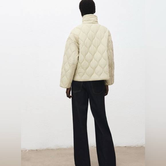 New Mango oversized quilted anorak jacket - Picture 4 of 11